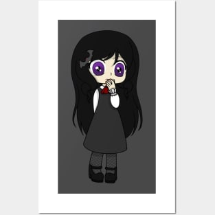 vampire chibi girl Posters and Art